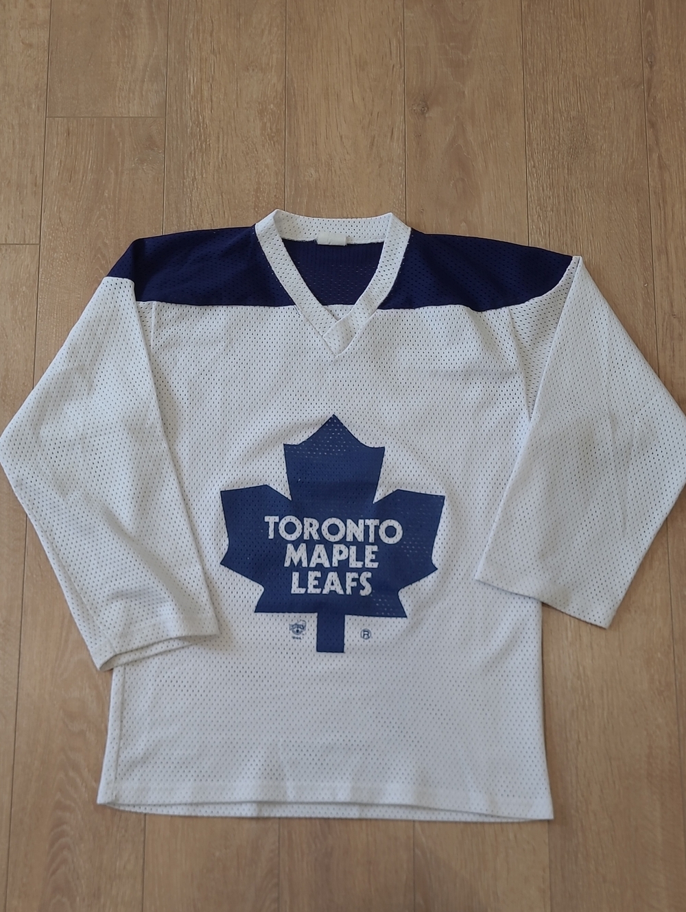 1994 Ravens Toronto Maple Leafs NHL Hockey Mesh Jersey